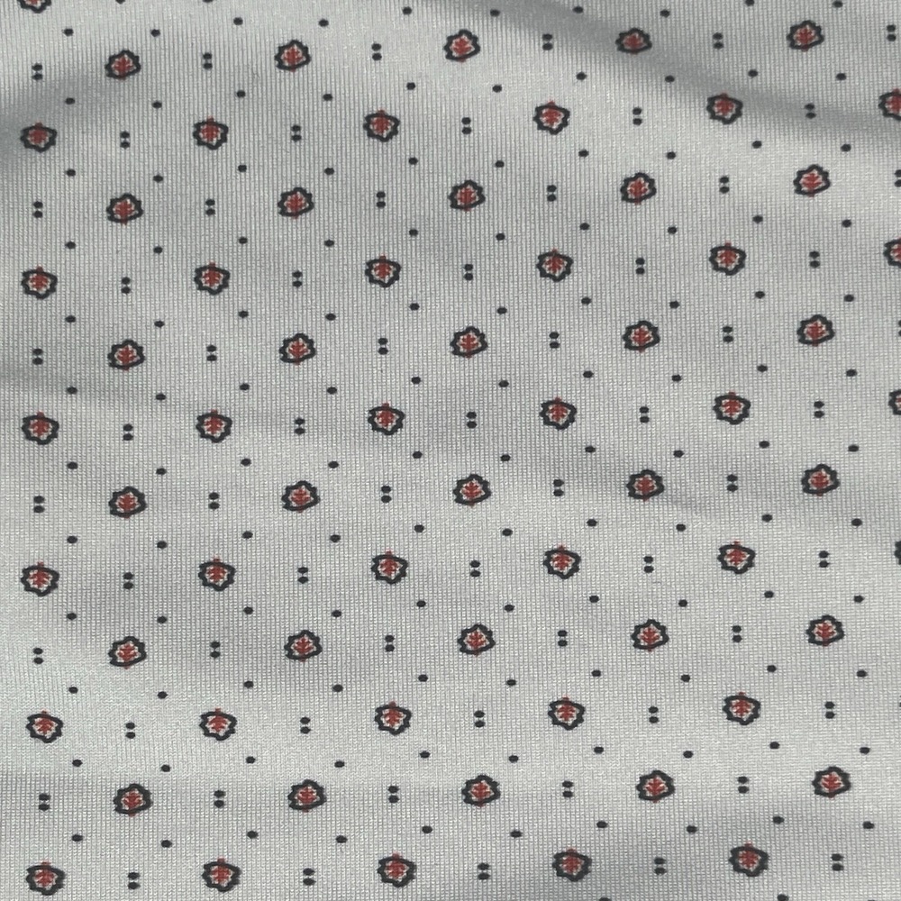 Maelreg Performance Polo Shirt Men's 2XL White Spotted‎ Lightweight Golf UPF - Picture 4 of 9